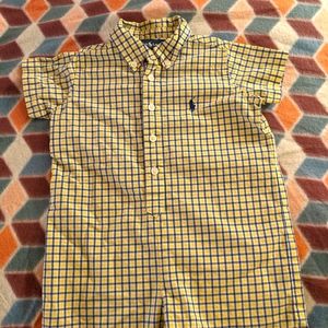Ralph Lauren Shorts Outfit/ Onsie